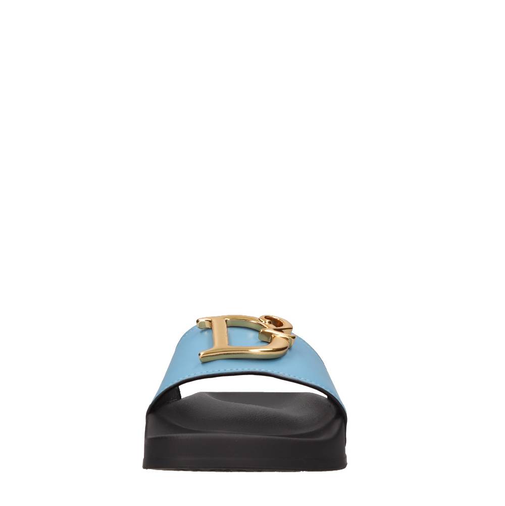 DSQUARED2 Mules in gomma e pelle Pezzi Unici