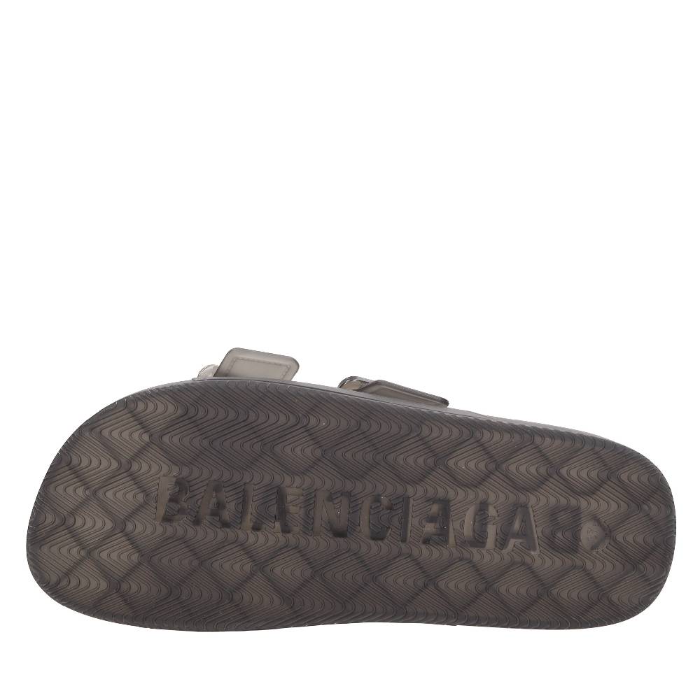 BALENCIAGA Mules in gomma trasparente Negozi Online