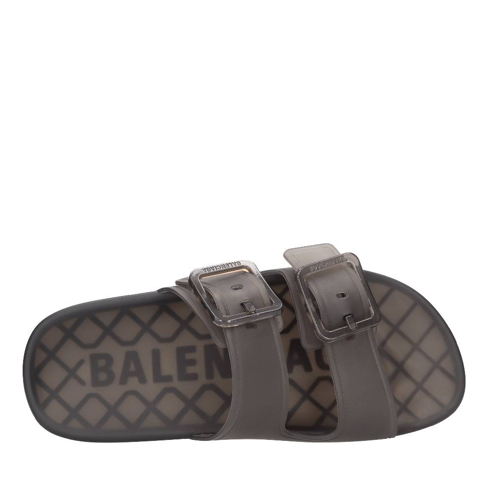 BALENCIAGA Mules in gomma trasparente Negozi Online