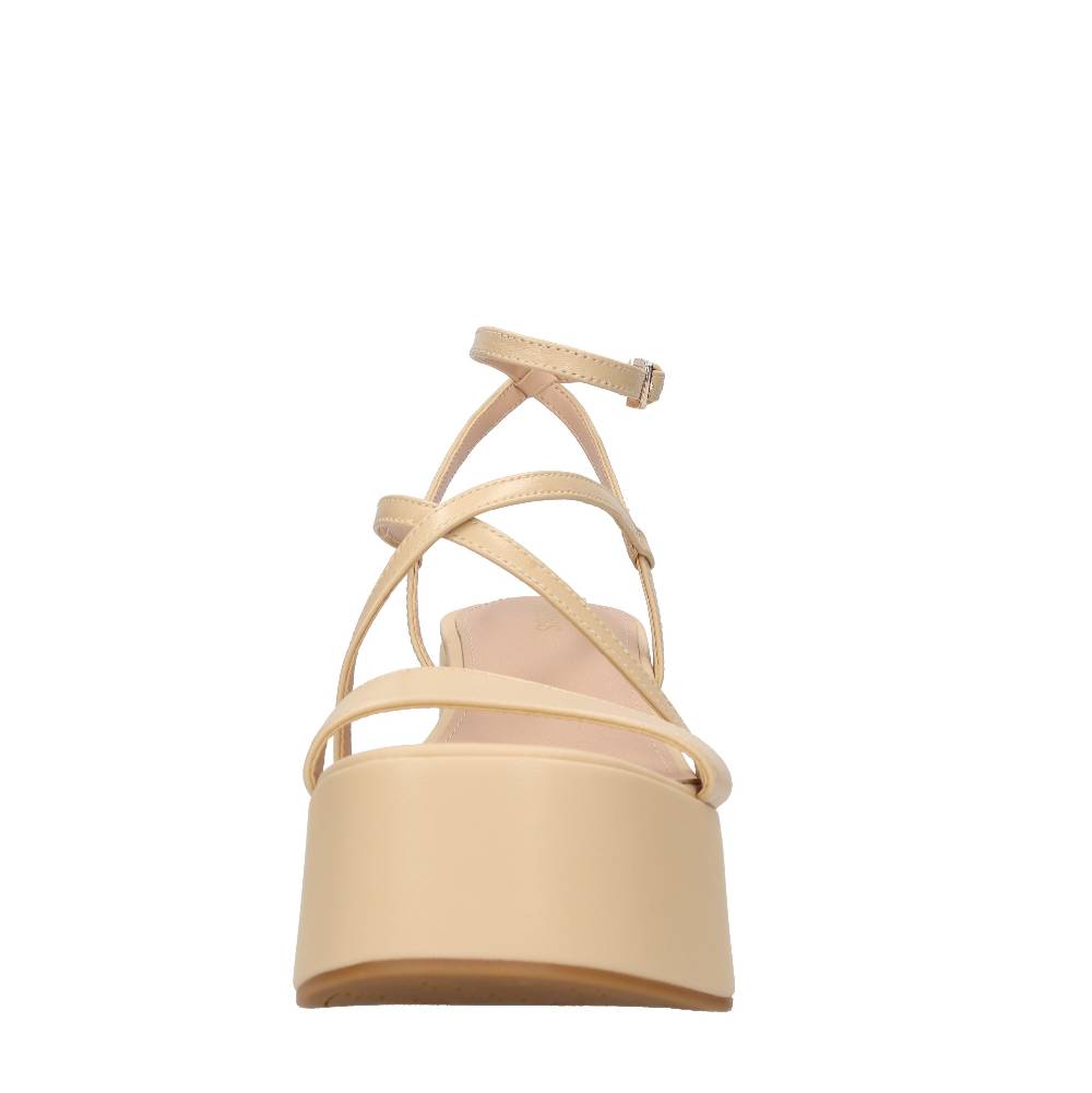 GUESS Sandali con zeppa in pelle Presa
