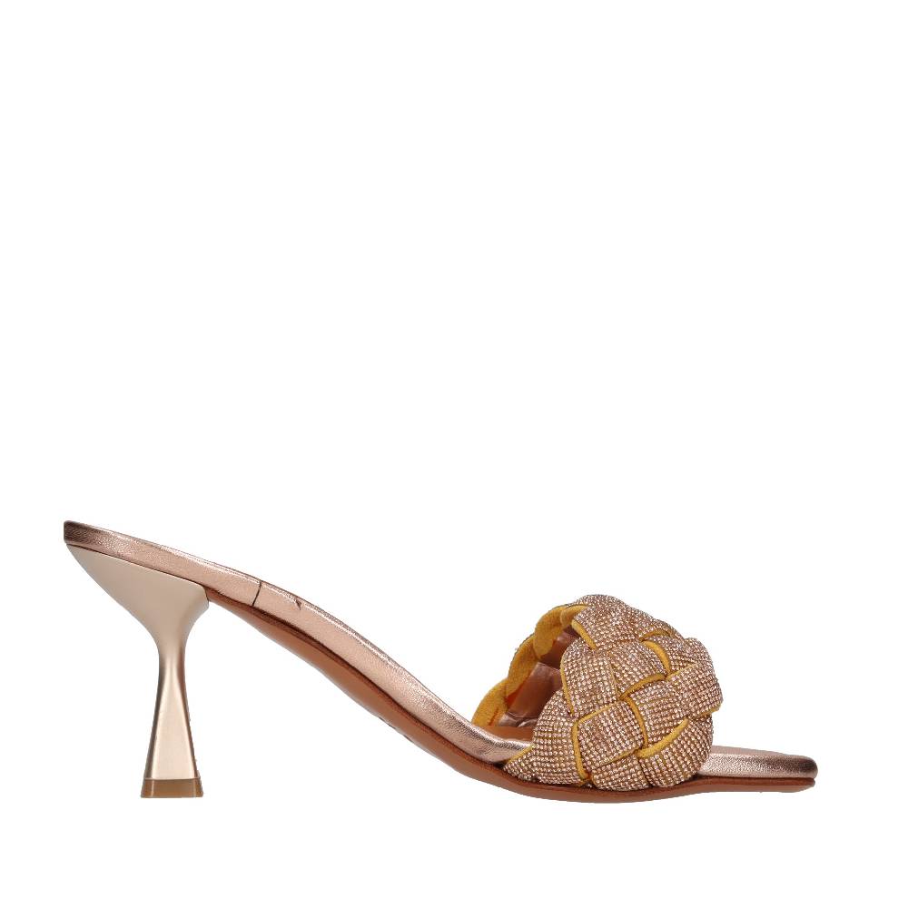 ALBANO Mules in strass Economico