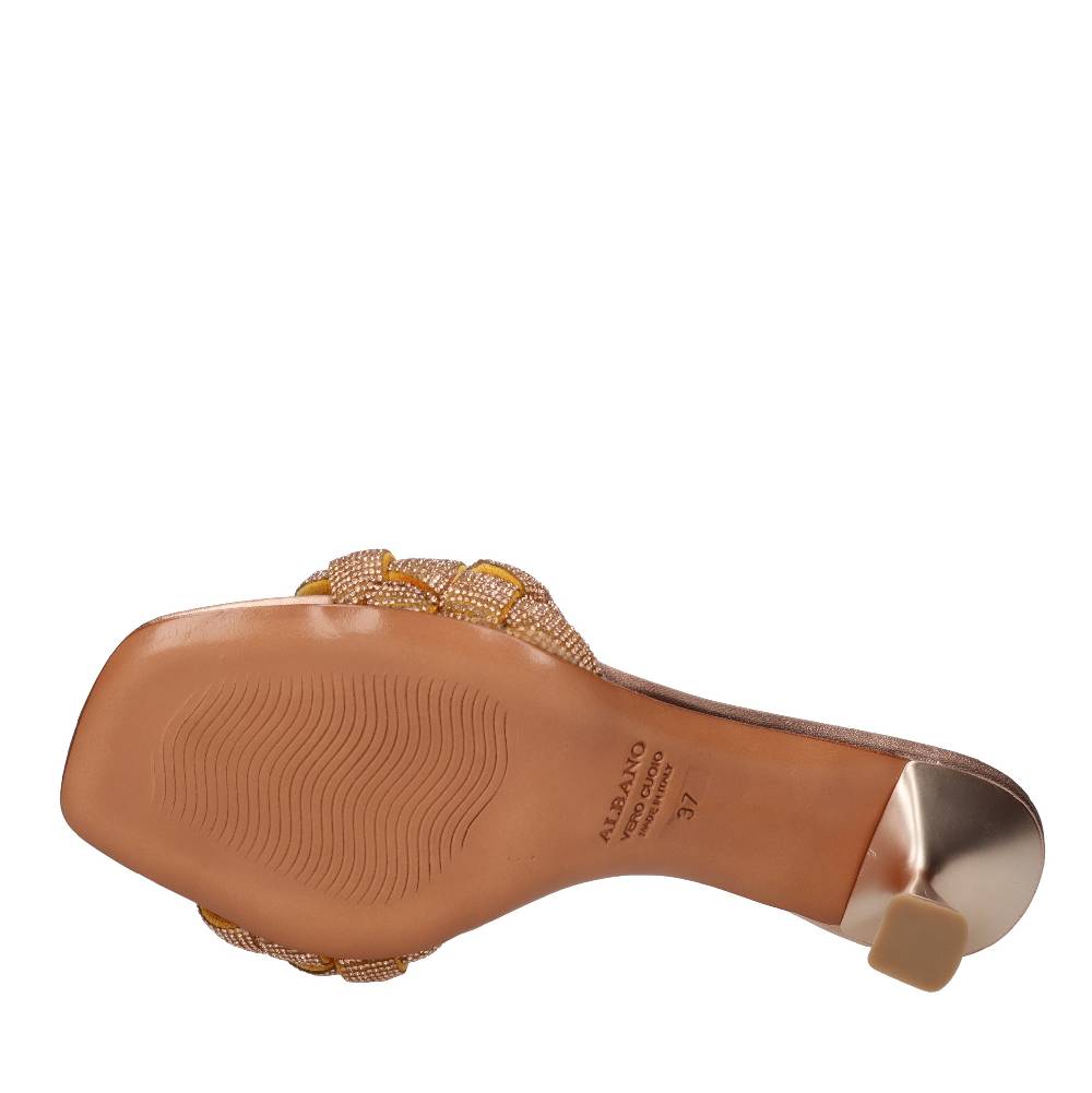 ALBANO Mules in strass Economico