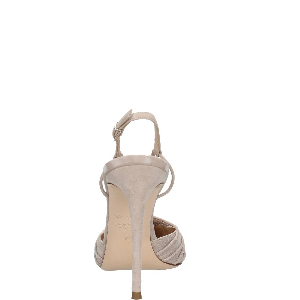 CASADEI Décolleté slingback in camoscio Consegna Veloce
