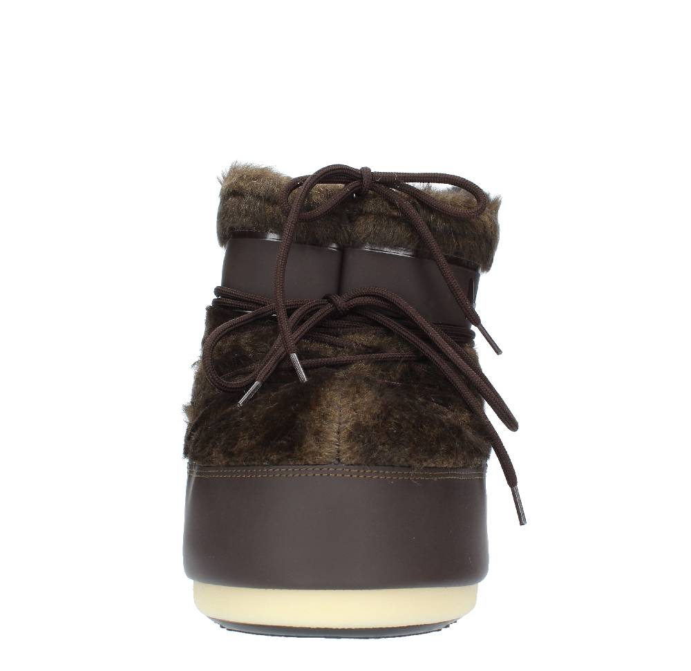 MOON BOOT Stivaletti da neve modello ICON LOW FAUX FUR MOON BOOT in gomma ed ecopelliccia Presa