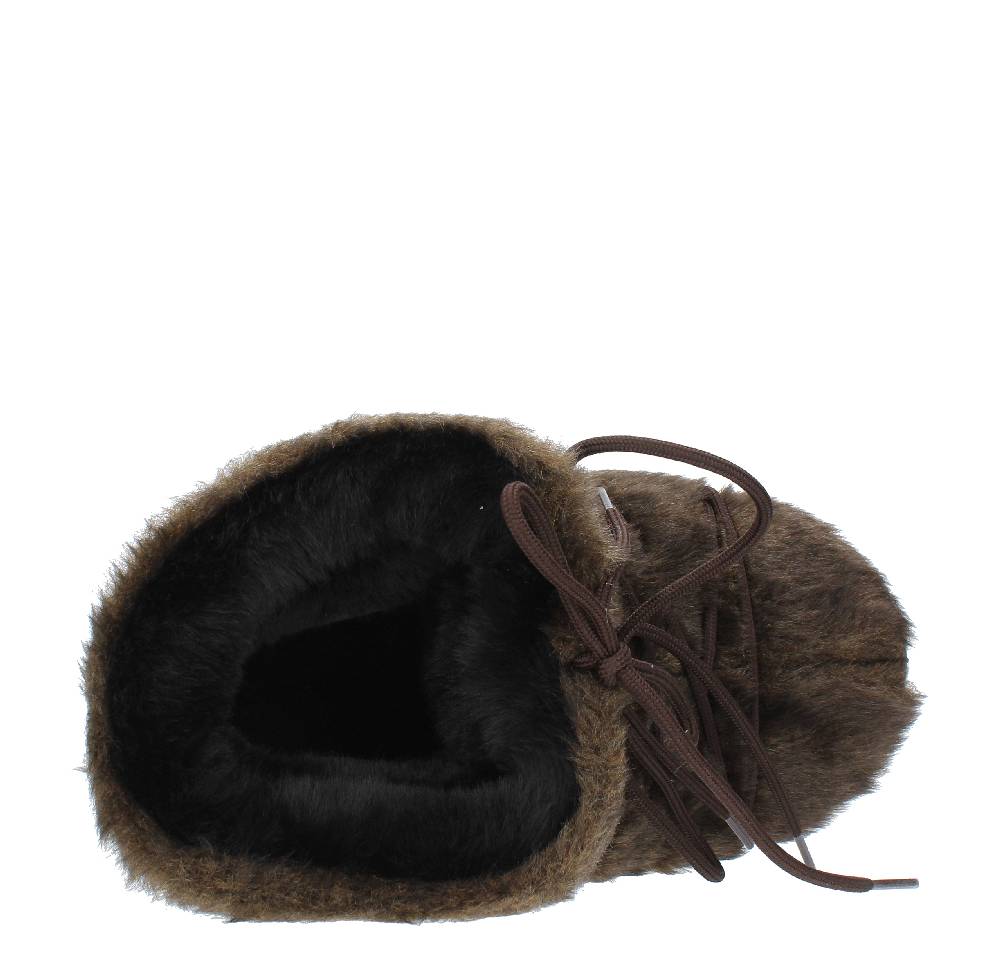 MOON BOOT Stivaletti da neve modello ICON LOW FAUX FUR MOON BOOT in gomma ed ecopelliccia Presa