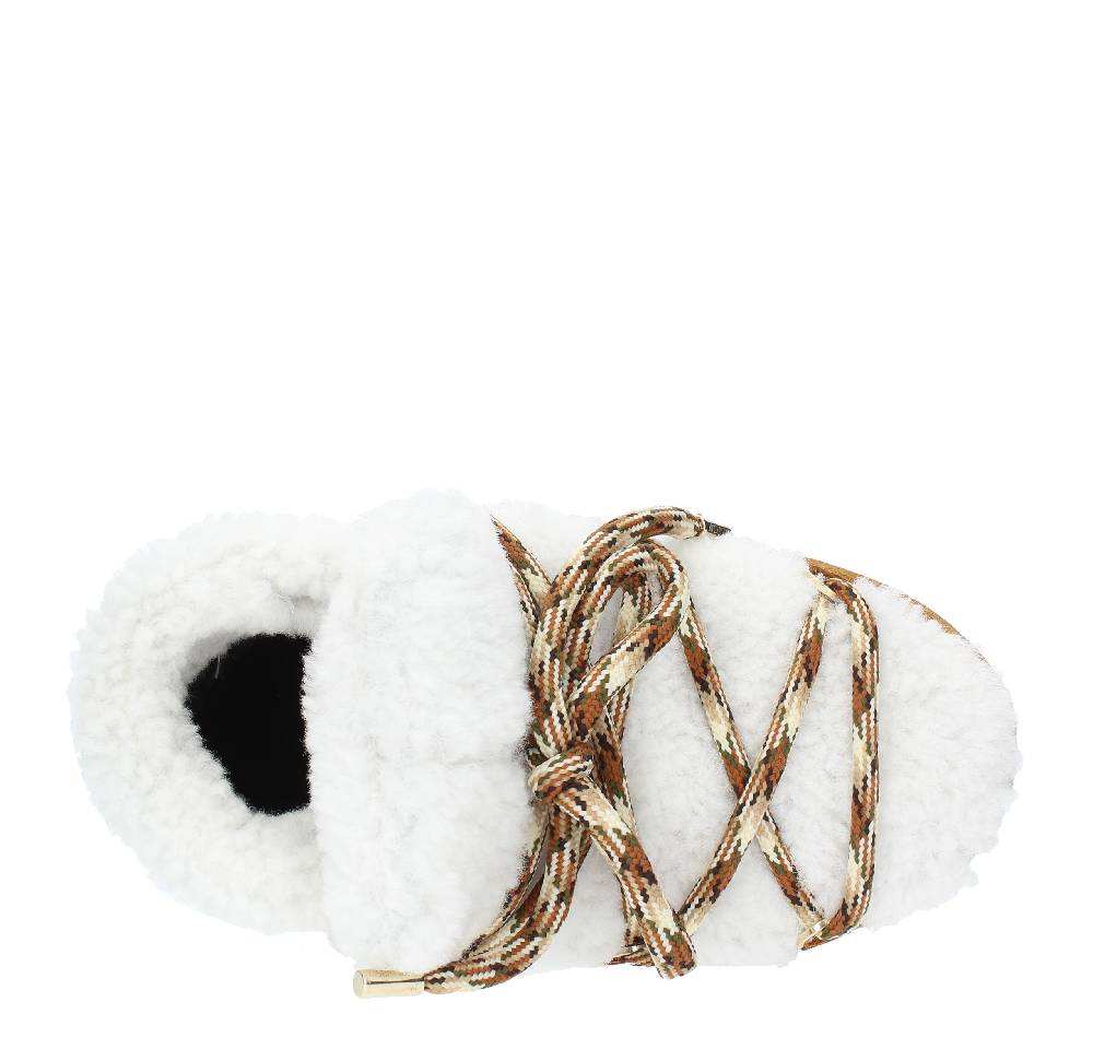 MOON BOOT Stivaletti da neve modello PUMPS SHEARLING MOON BOOT in pelliccia e camoscio Outlet