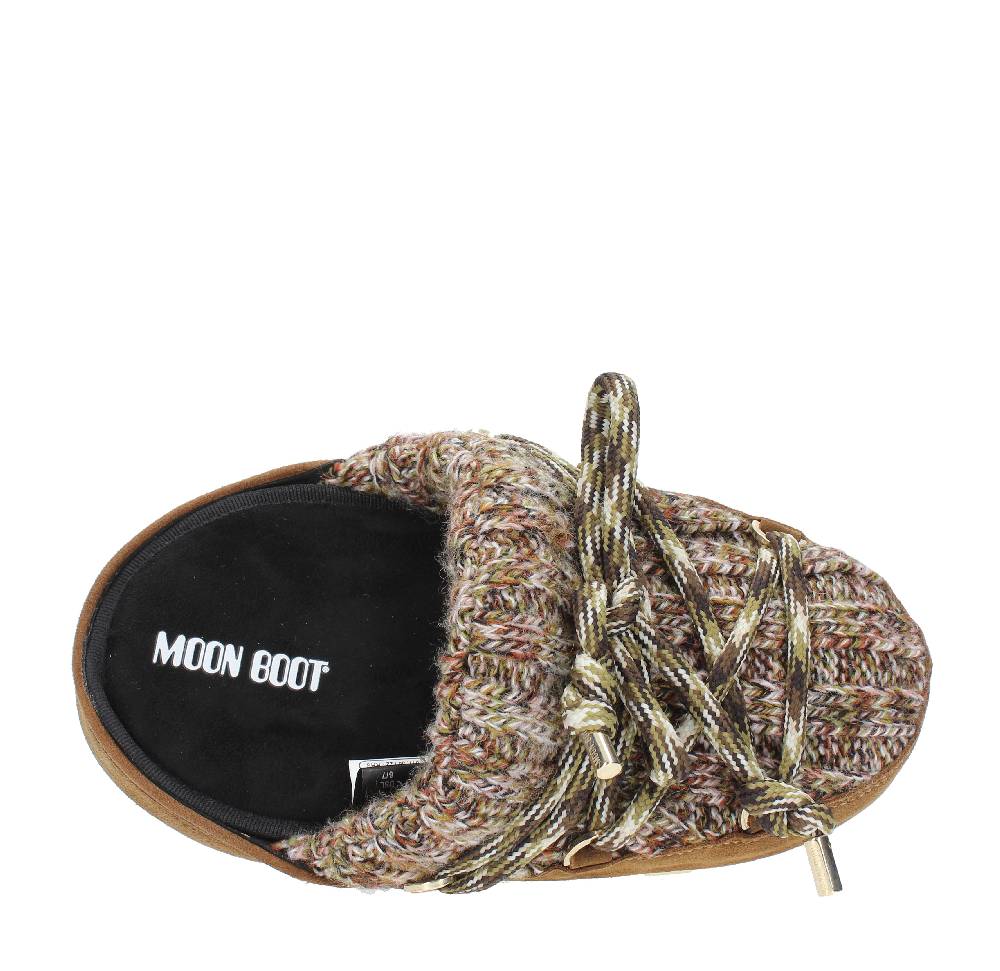 MOON BOOT Mules modello 14601200 in camoscio e tessuto Saldi
