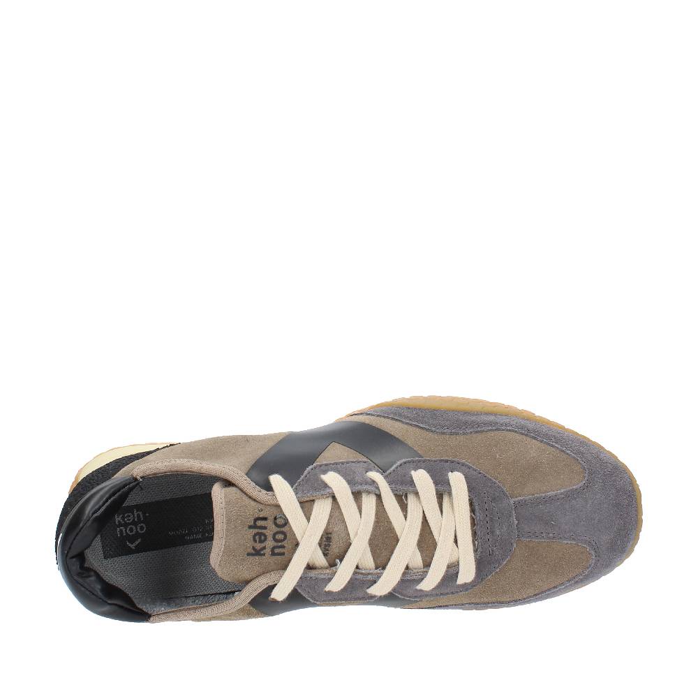 KEH NOO Sneakers KEH NOO in camoscio tessuto e gomma Offerte