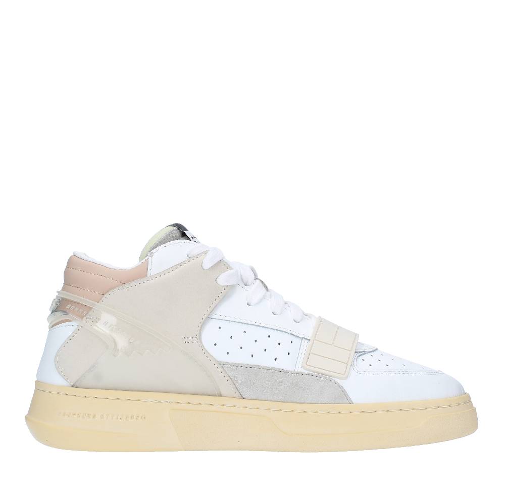 RUN OF Sneakers modello MID COMBI-CP RUN OF in pelle camoscio Saldi Di Fabbrica
