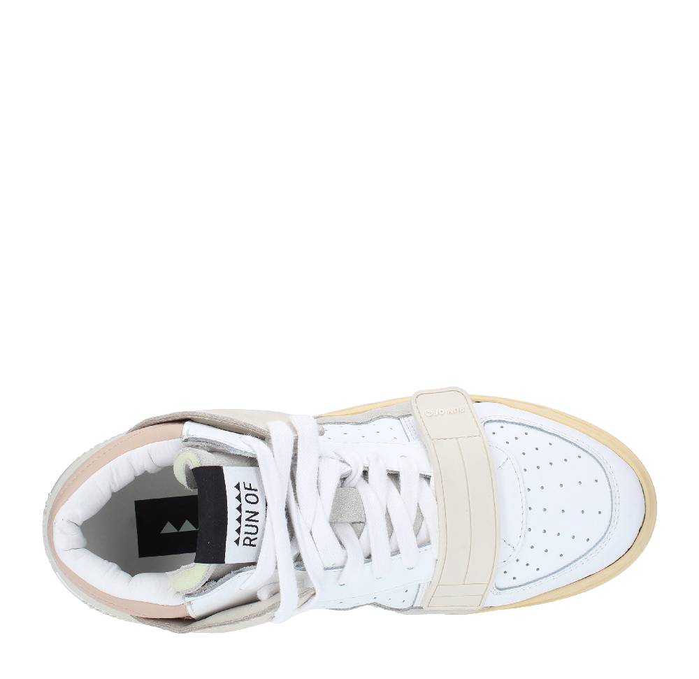 RUN OF Sneakers modello MID COMBI-CP RUN OF in pelle camoscio Saldi Di Fabbrica