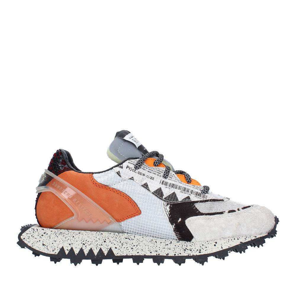 RUN OF Sneakers modello 9377RO-1 RUN OF in pelle camoscio e tessuto Vendite Flash