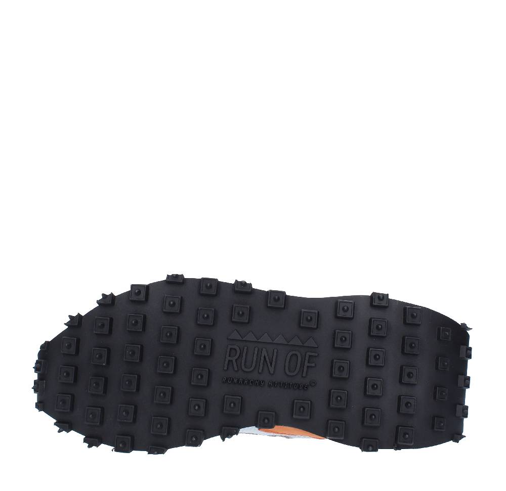 RUN OF Sneakers modello 9377RO-1 RUN OF in pelle camoscio e tessuto Vendite Flash