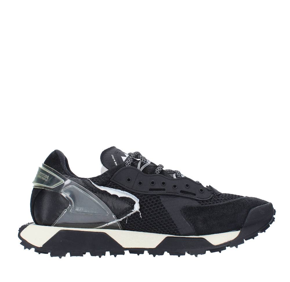 RUN OF Sneakers modello REVOLT RUN OF in camoscio e tessuto Moda
