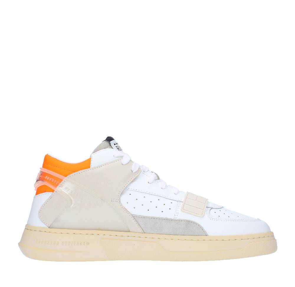 RUN OF Sneakers modello MID COMBI-AF RUN OF in pelle camoscio e tessuto 2025