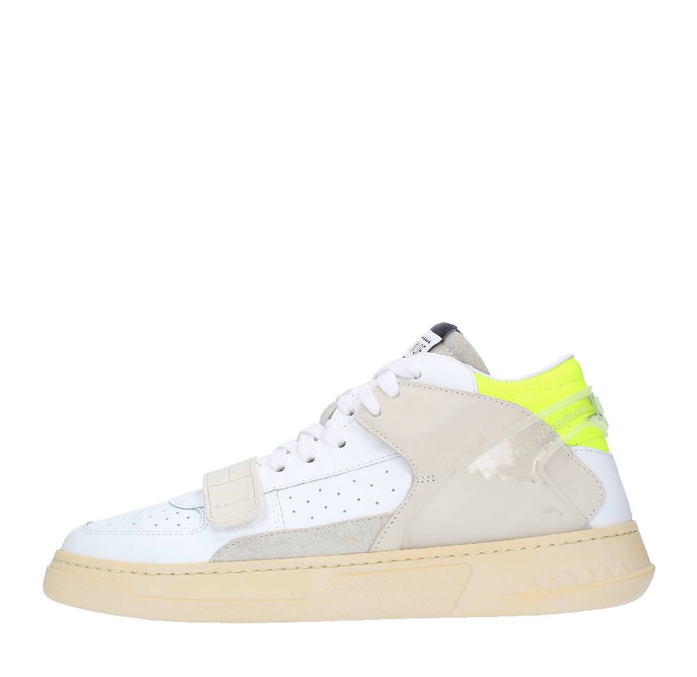 RUN OF Sneakers modello MID COMBI-GF RUN OF in pelle camoscio e tessuto