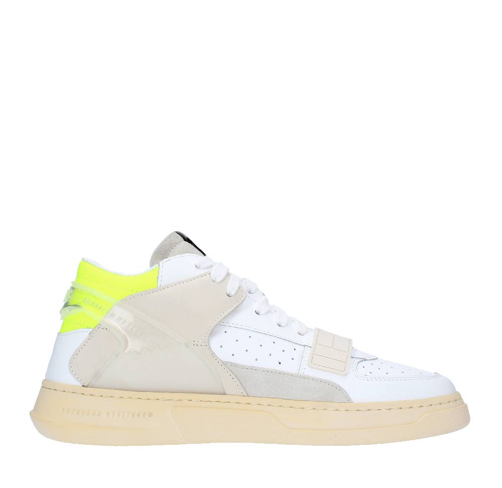 RUN OF Sneakers modello MID COMBI-GF RUN OF in pelle camoscio e tessuto Italia