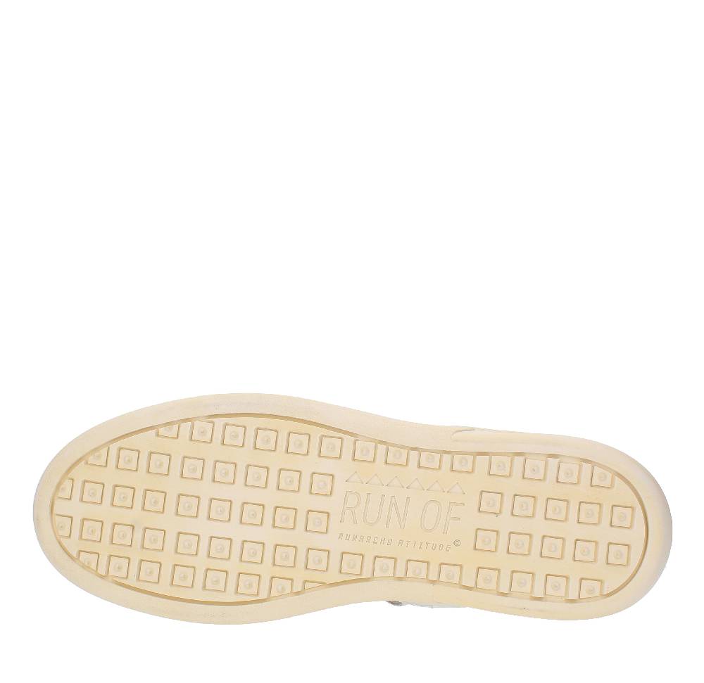 RUN OF Sneakers modello MID COMBI-GF RUN OF in pelle camoscio e tessuto Italia