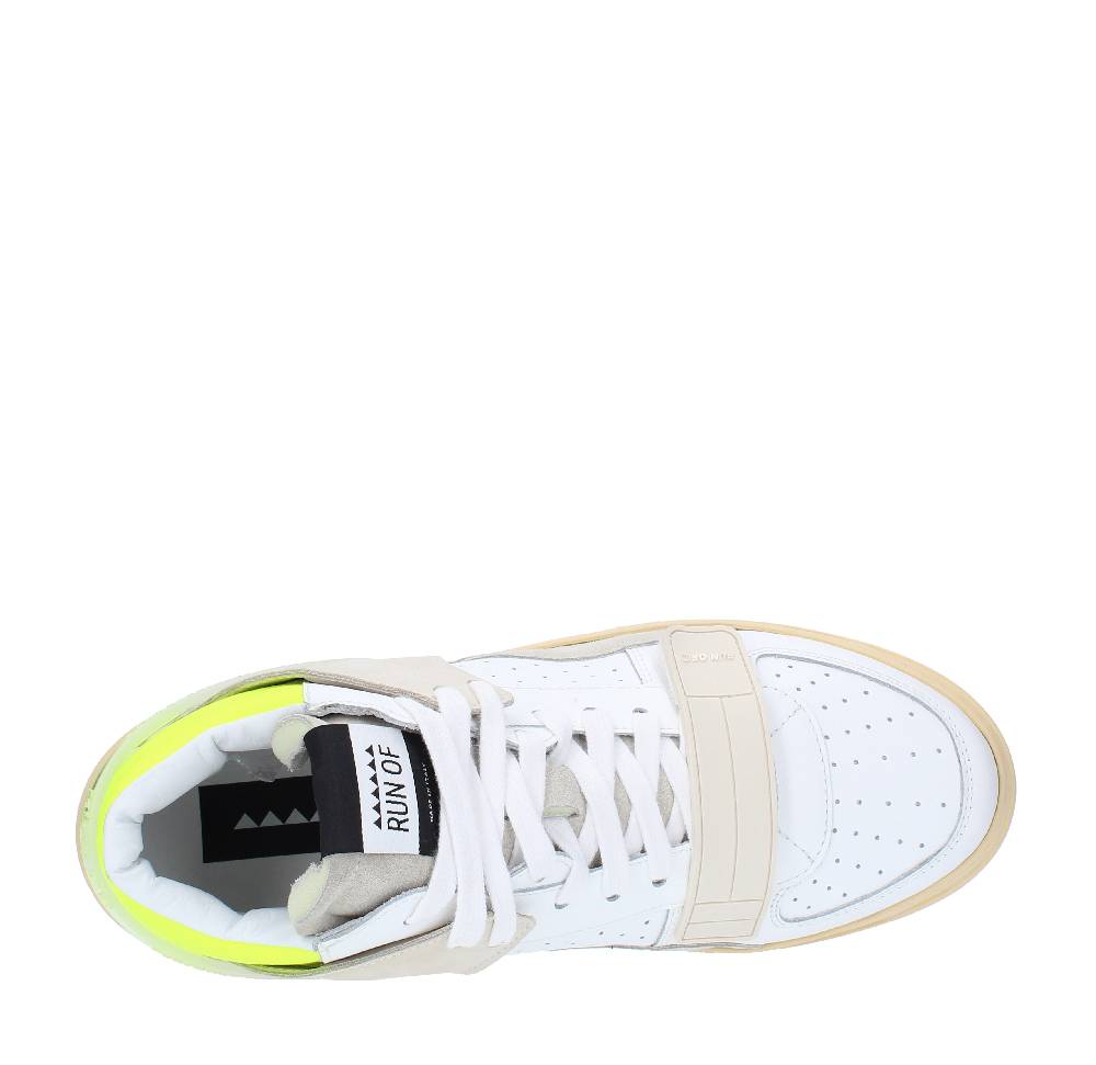 RUN OF Sneakers modello MID COMBI-GF RUN OF in pelle camoscio e tessuto Italia