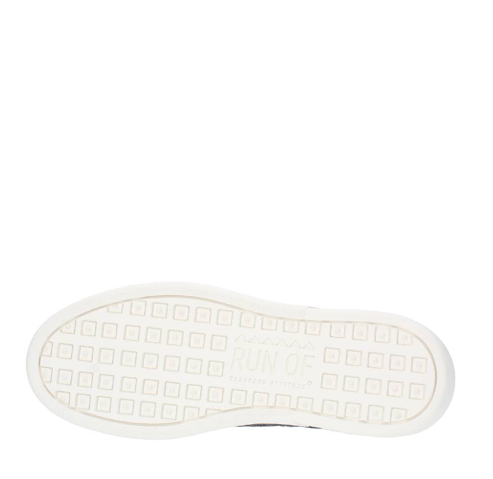RUN OF Sneakers modello 40048BM RUN OF in pelle e tessuto Spedizione Gratuita