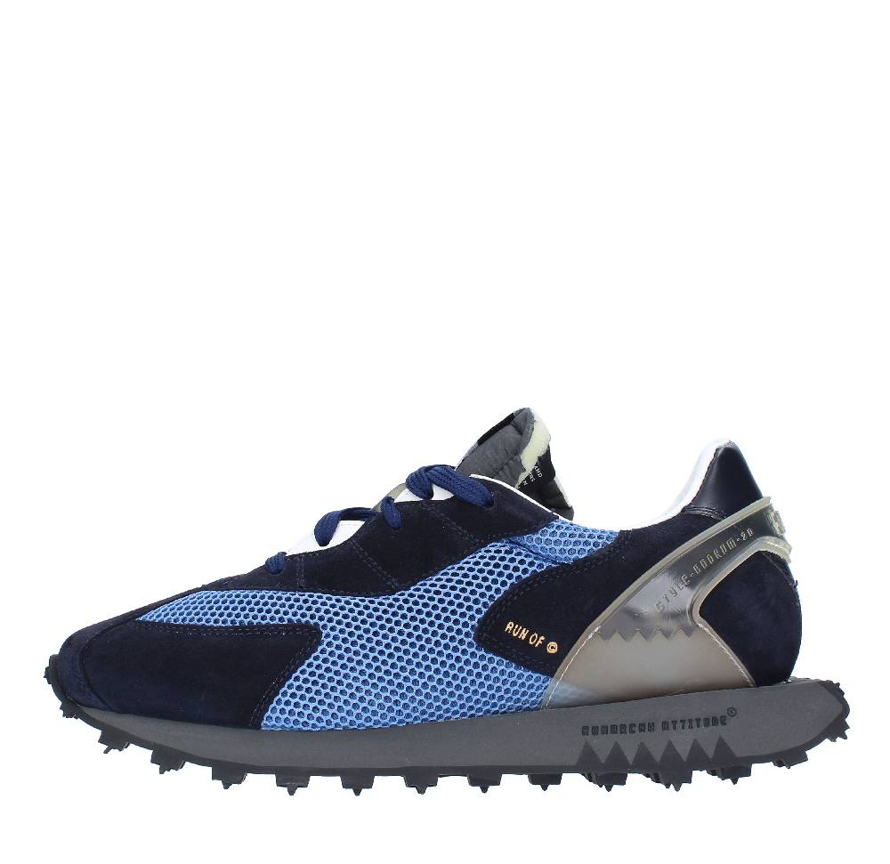 RUN OF Sneakers modello 40039M RUN OF in camoscio e tessuto