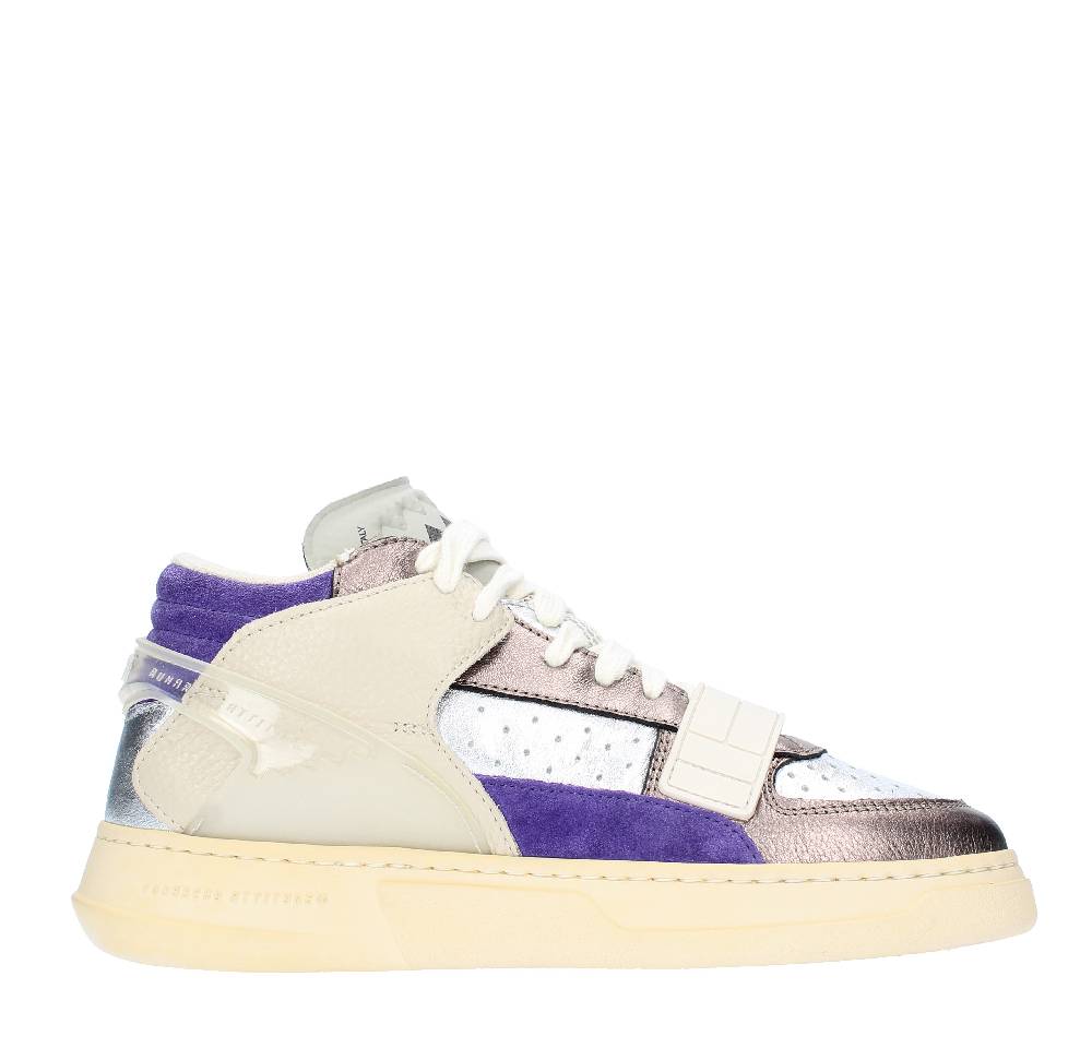 RUN OF Sneakers modello METAL PUNK RUN OF in pelle e tessuto Prezzo Ridotto