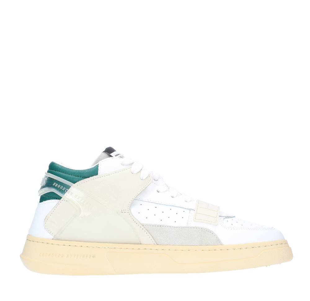 RUN OF Sneakers modello MID COMBI-AV RUN OF in pelle camoscio e tessuto Sottocosto