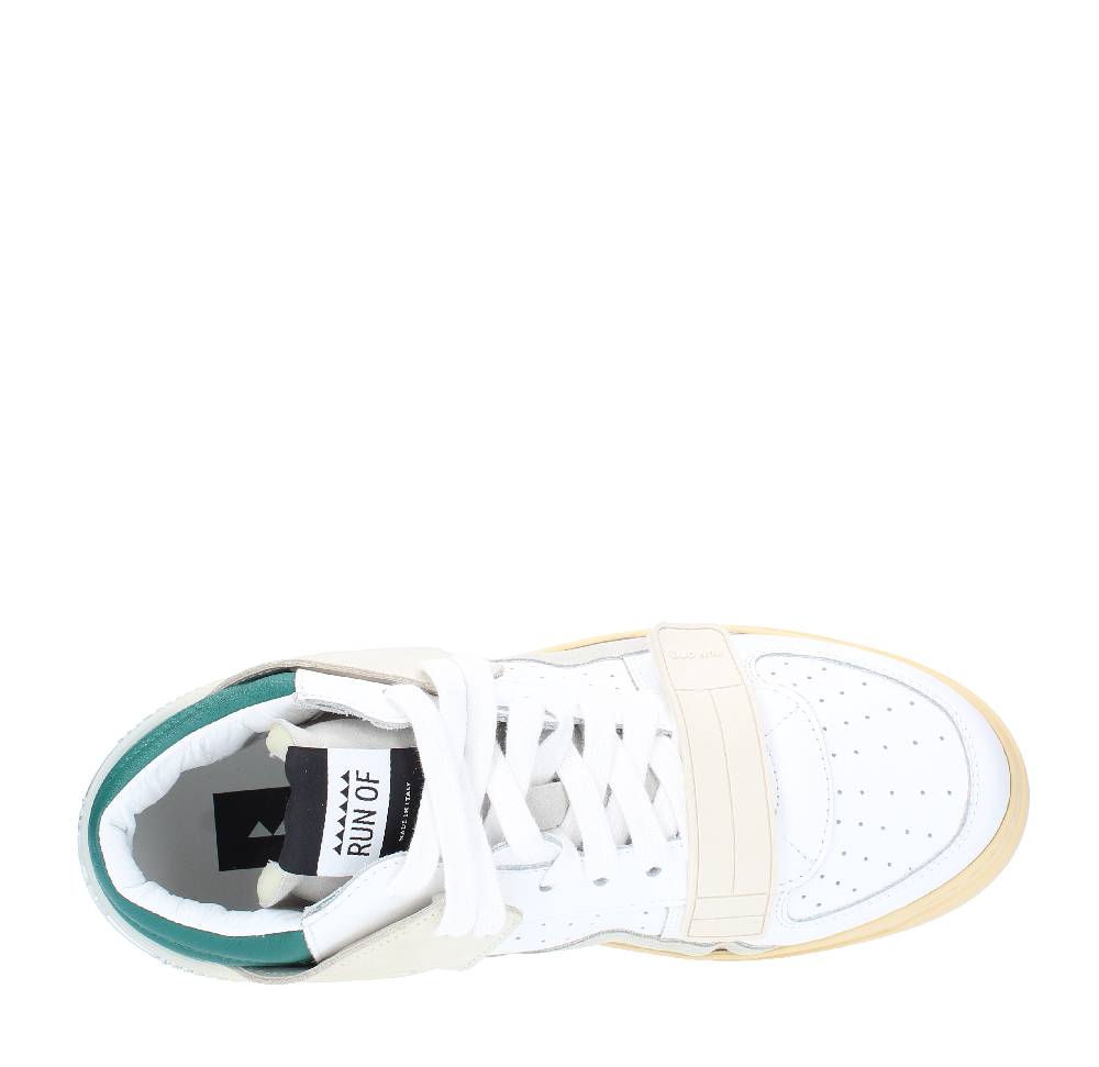RUN OF Sneakers modello MID COMBI-AV RUN OF in pelle camoscio e tessuto Sottocosto
