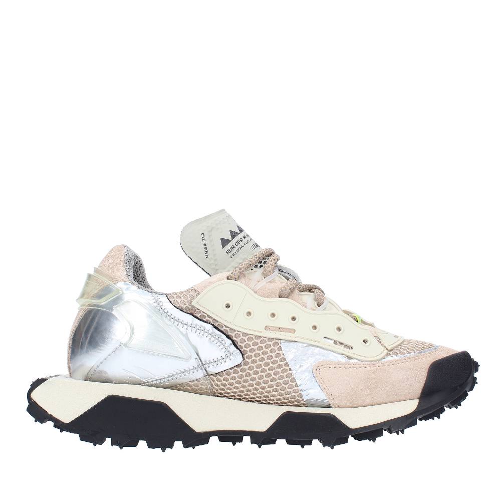 RUN OF Sneakers modello REVOLT RUN OF in camoscio e tessuto Presa