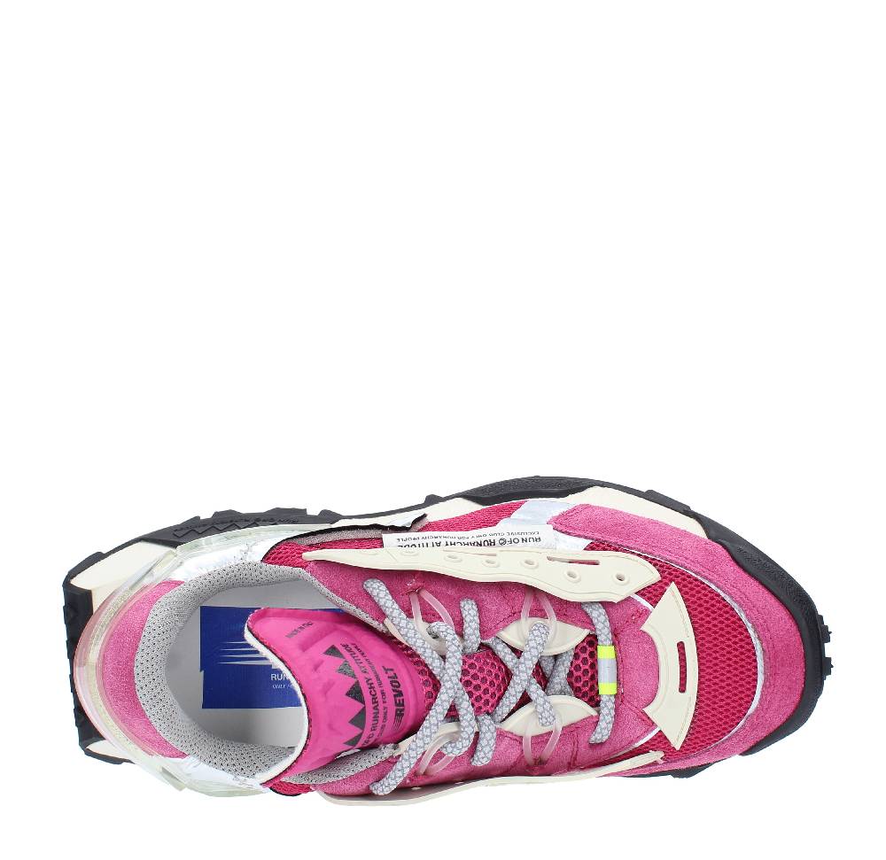RUN OF Sneakers modello REVOLT RUN OF in camoscio e tessuto Offerta