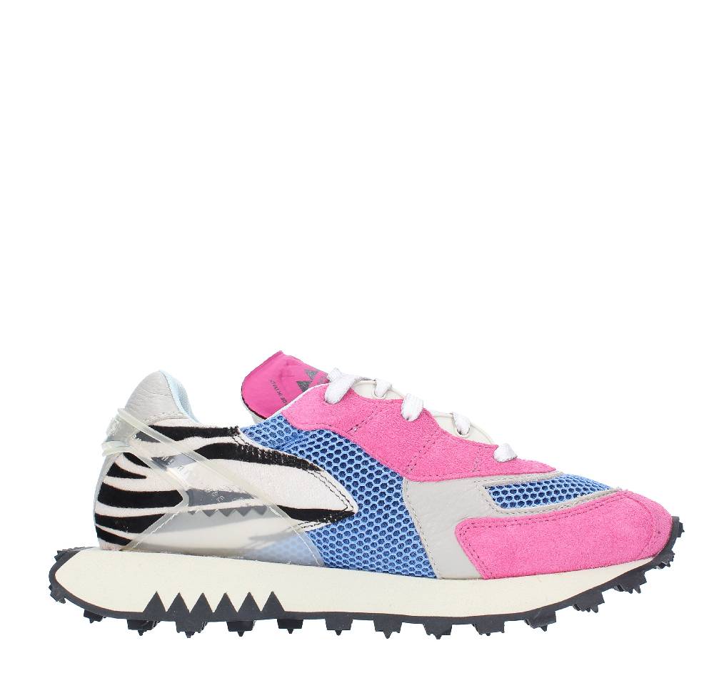 RUN OF Sneakers modello PUNK ZEBRA RUN OF in camoscio pelle e tessuto Economico