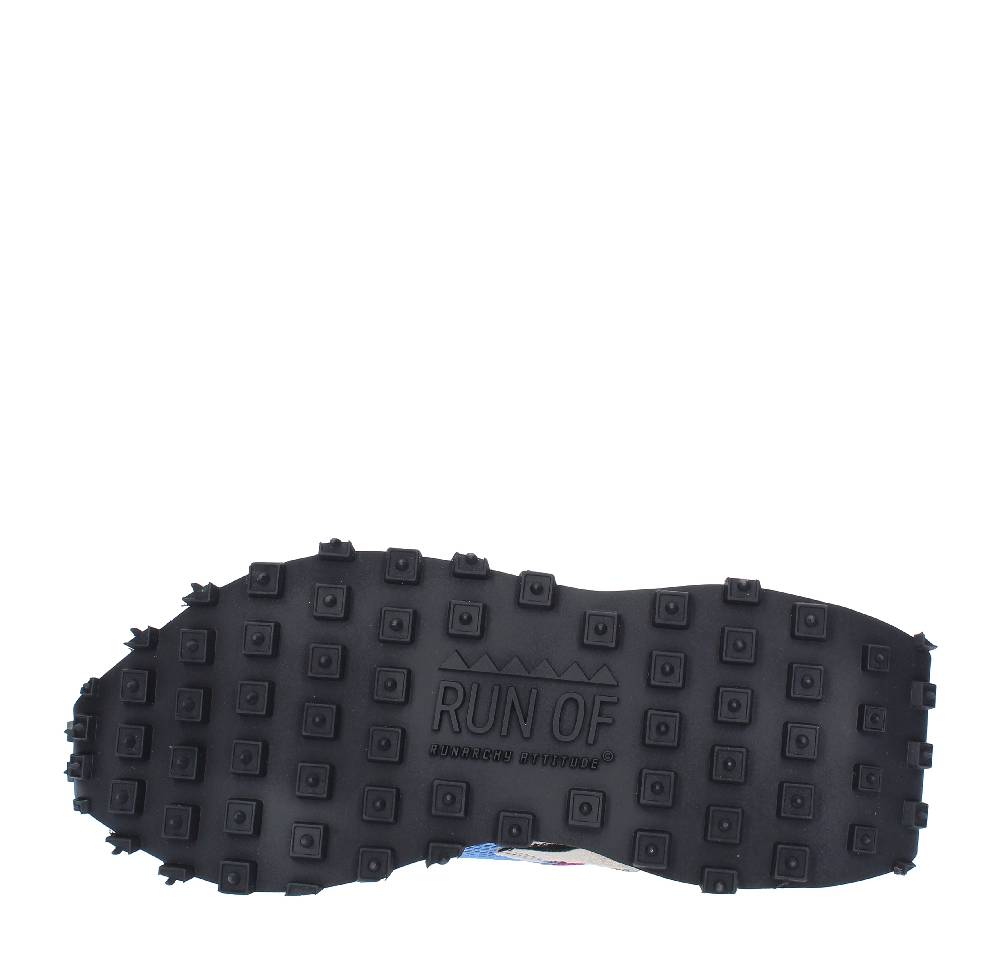 RUN OF Sneakers modello PUNK ZEBRA RUN OF in camoscio pelle e tessuto Economico