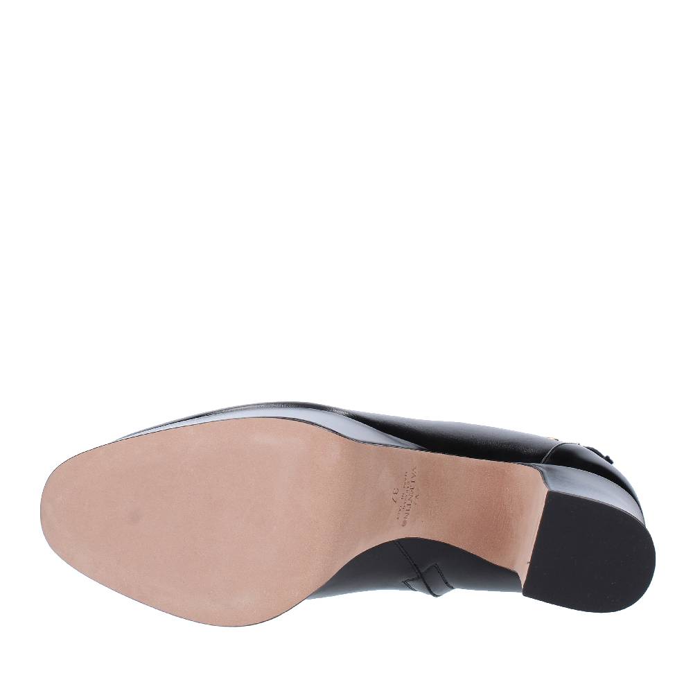 VALENTINO GARAVANI Tronchetti Plateau in pelle Outlet