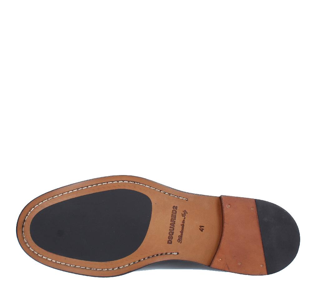 DSQUARED2 Stringate in pelle spazzolata In Vendita