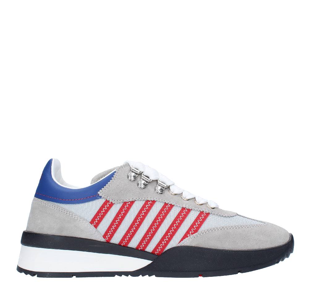 DSQUARED2 Sneakers DSQUARED2 modello ORIGINAL LEGEND in camoscio, pelle e tessuto Saldi