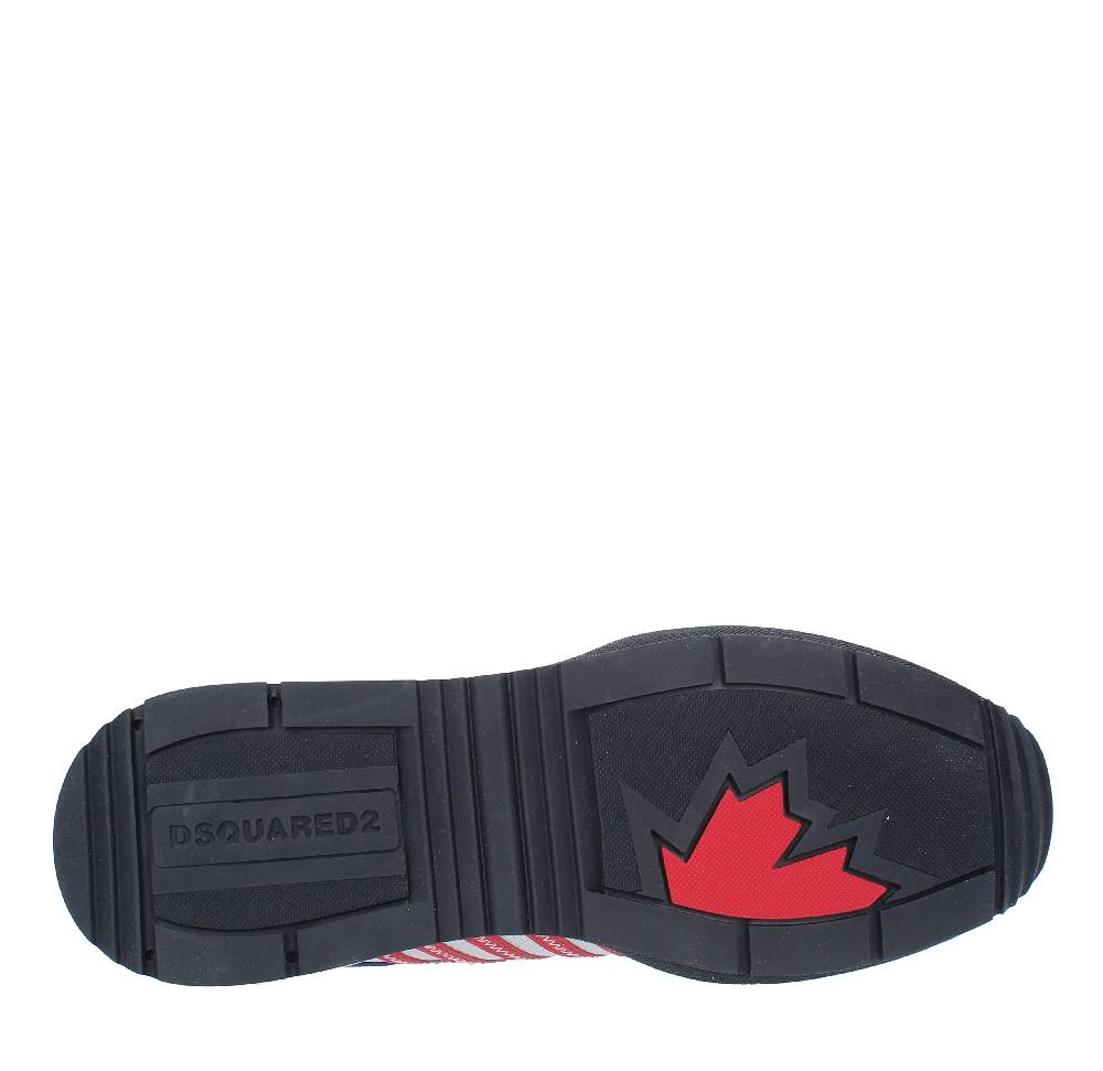 DSQUARED2 Sneakers DSQUARED2 modello ORIGINAL LEGEND in camoscio, pelle e tessuto Saldi