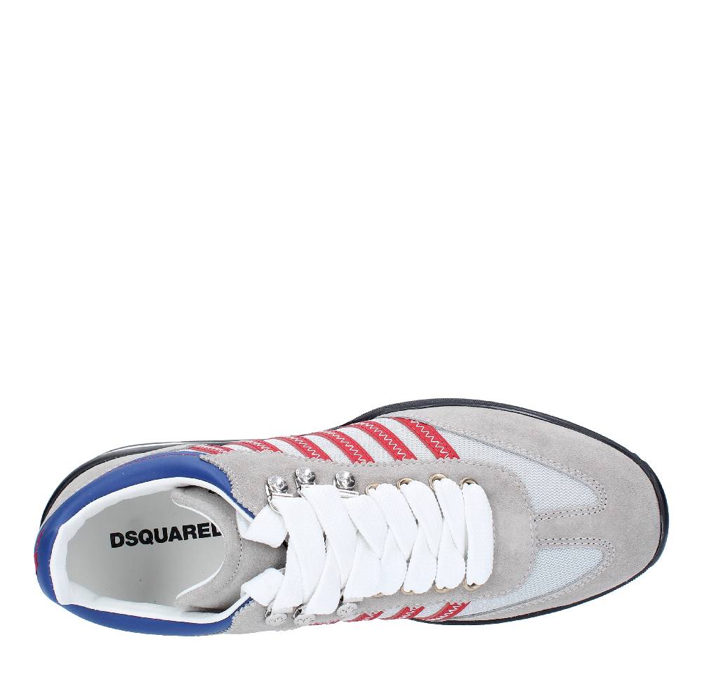 DSQUARED2 Sneakers DSQUARED2 modello ORIGINAL LEGEND in camoscio, pelle e tessuto Saldi
