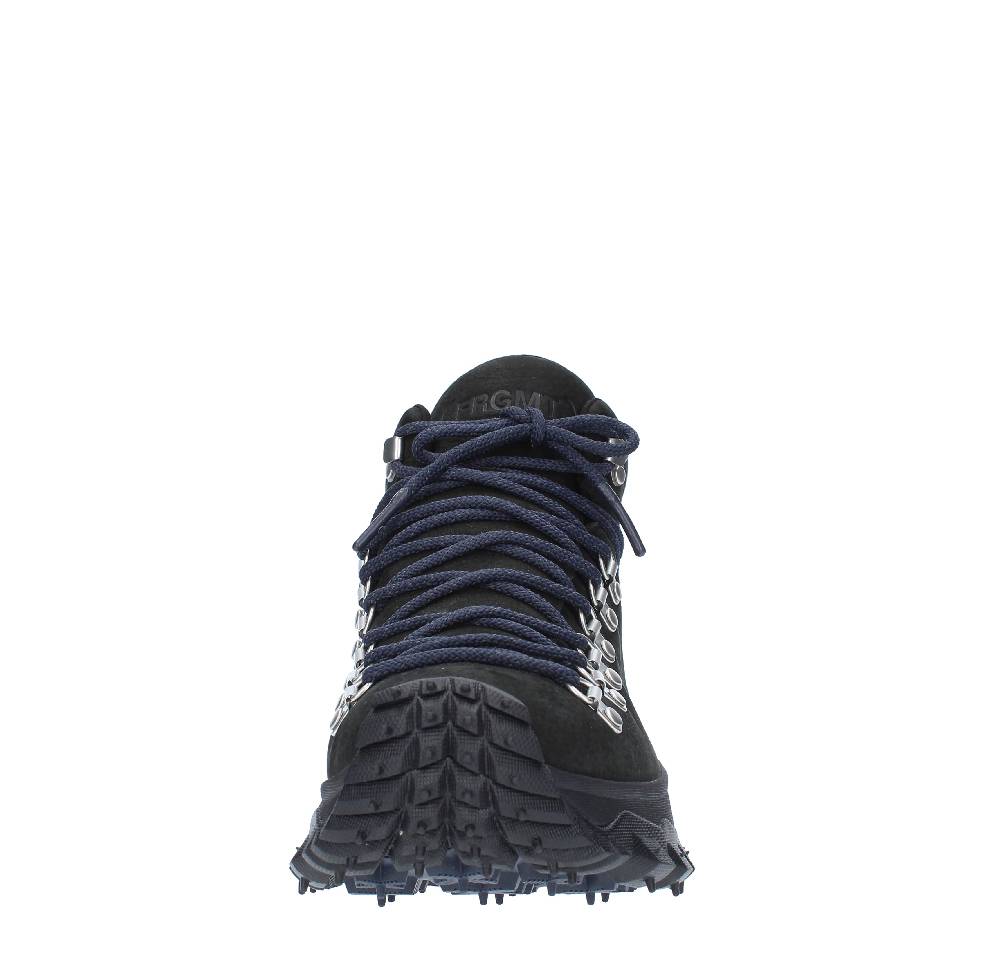 MONCLER Scarponcini in camoscio e pelle Vendite Flash