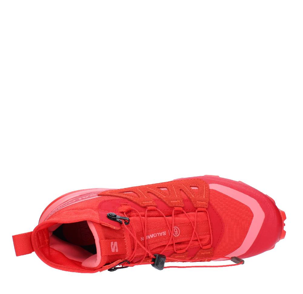MM6 MAISON MARGIELA Scarponcini in pelle e camoscio In Saldo