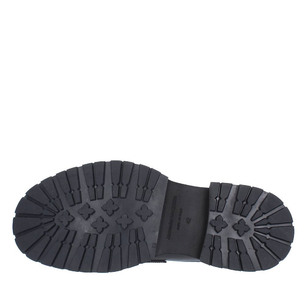 ALEXANDER MCQUEEN Stivaletti stile mocassino in pelle Italy