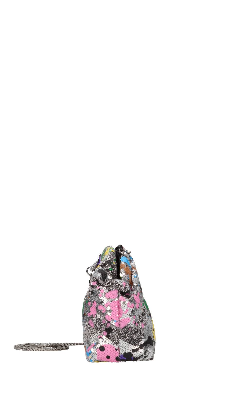 REBELLE Borsa in tessuto e paillettes Ultimo giorno