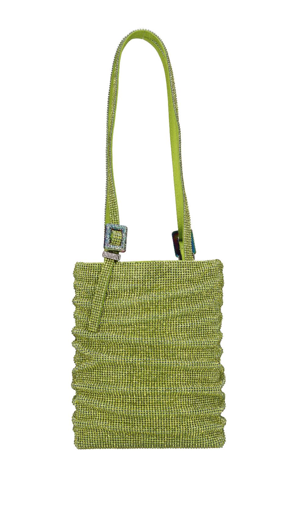 BENEDETTA BRUZZICHES BORSA LOLLO. Borsa con decorazione in cristalli