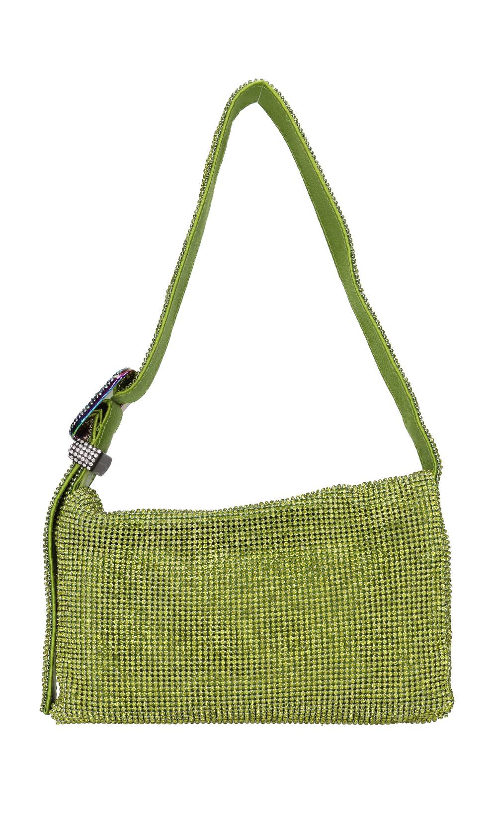BENEDETTA BRUZZICHES BORSA VITTY. Borsa con decorazione in cristalli Presa