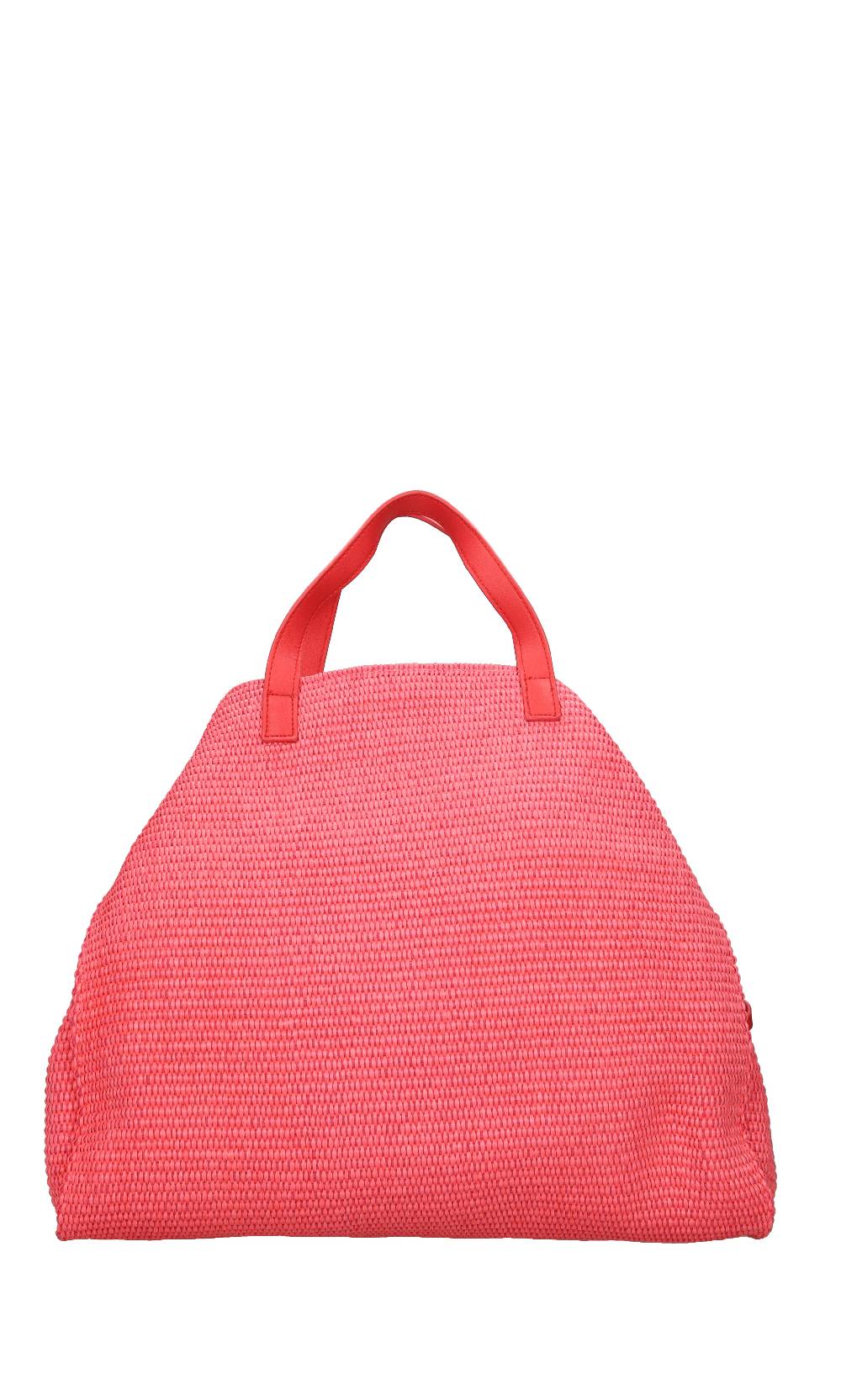 REBELLE Borsa in rafia e pelle Vendite stagionali