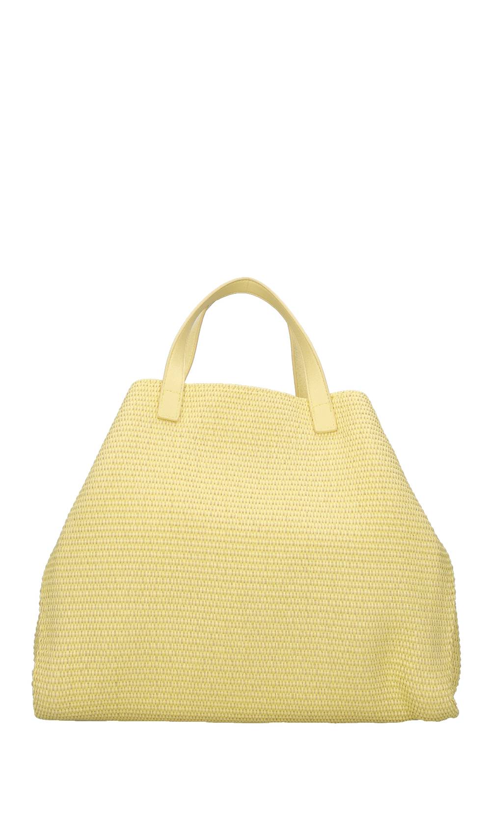 REBELLE Borsa in rafia e pelle Offerta natalizia