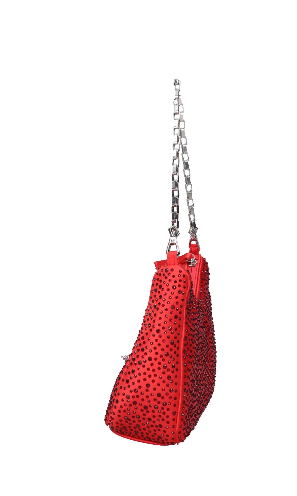 MIA BAG Borsa in raso e strass Smaltimento dello stoccaggio