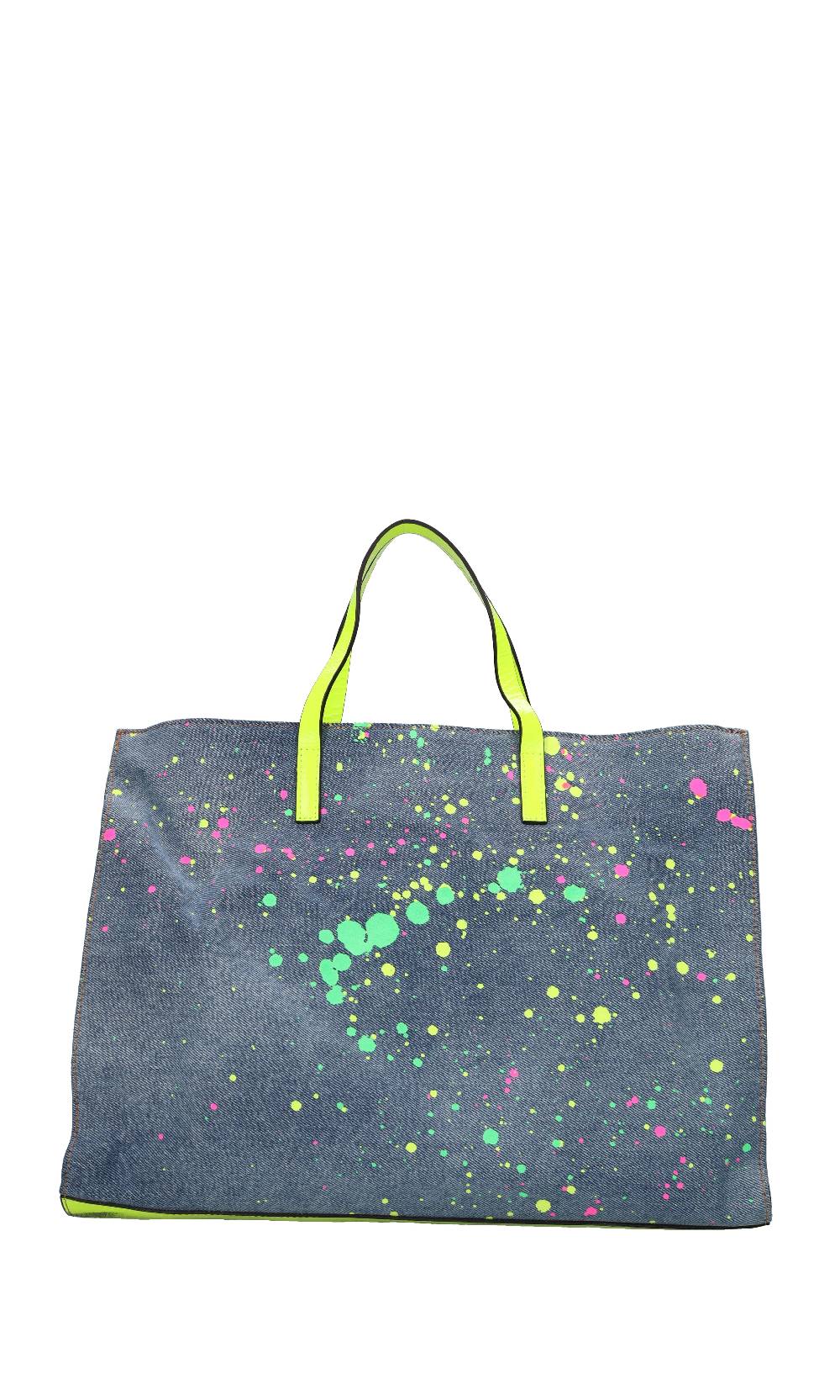 REBELLE BY GEORGETTE POLIZZI Borsa in pelle e denim Fino al 50% di sconto