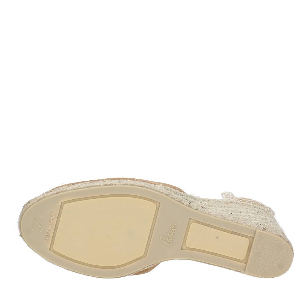 CASTANER Zeppa in camoscio, tessuto e corda modello CARINA Super Saving Price