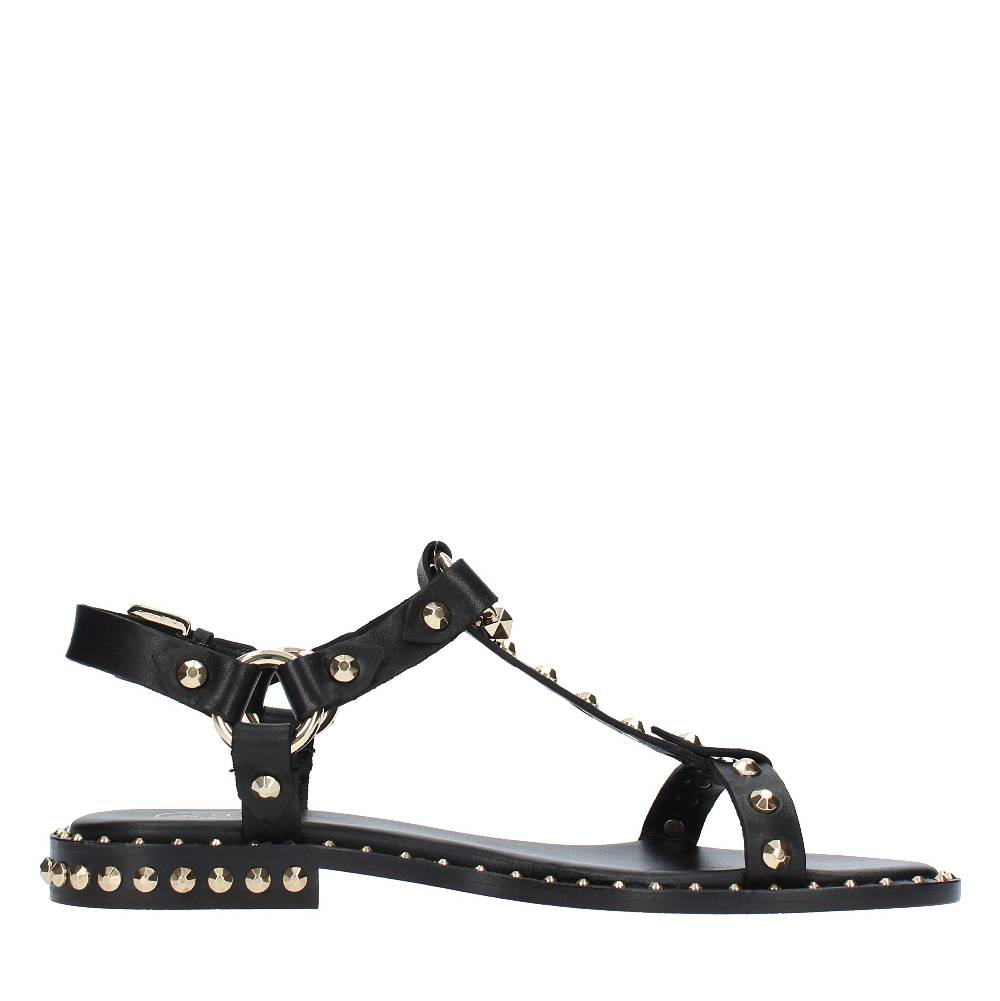 ASH Sandali flat modello PATSY in pelle e borchie Offerta speciale della fabbrica