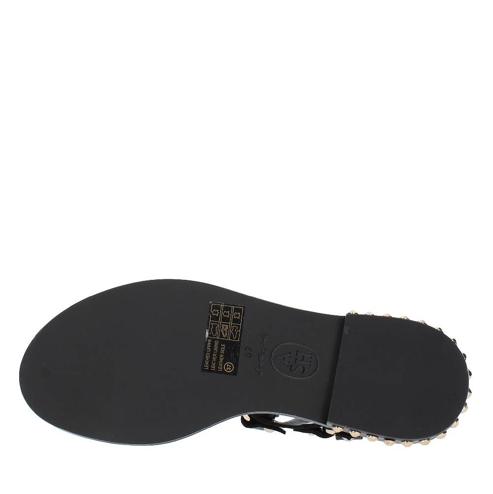 ASH Sandali flat modello PATSY in pelle e borchie Offerta speciale della fabbrica
