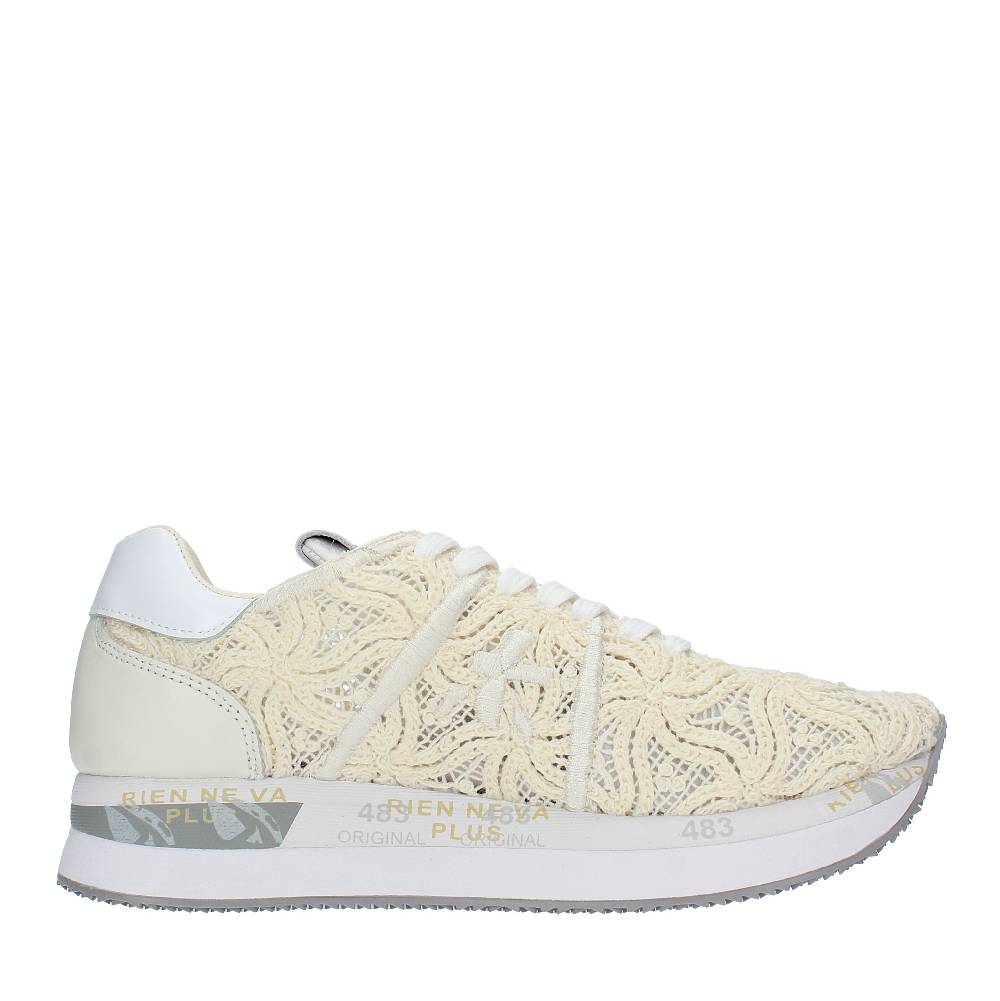 PREMIATA Sneakers in pelle e tessuto 50% di sconto per tempo limitato
